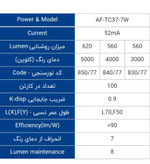 لامپ ال ای دی 60 وات افراتاب