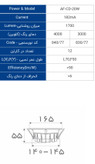 چراغ سقفی ال ای دی 20 وات سری تایتان افراتاب